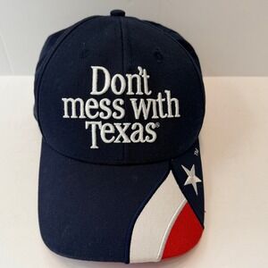 Rock Point 'Dont Mess With Texas' Baseball Cap Red White Blue Adjustable Hat